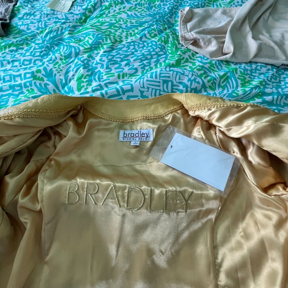 Bradley Bayou Leather jacket, mustard, color size large & medium rare - Picture 3 of 3